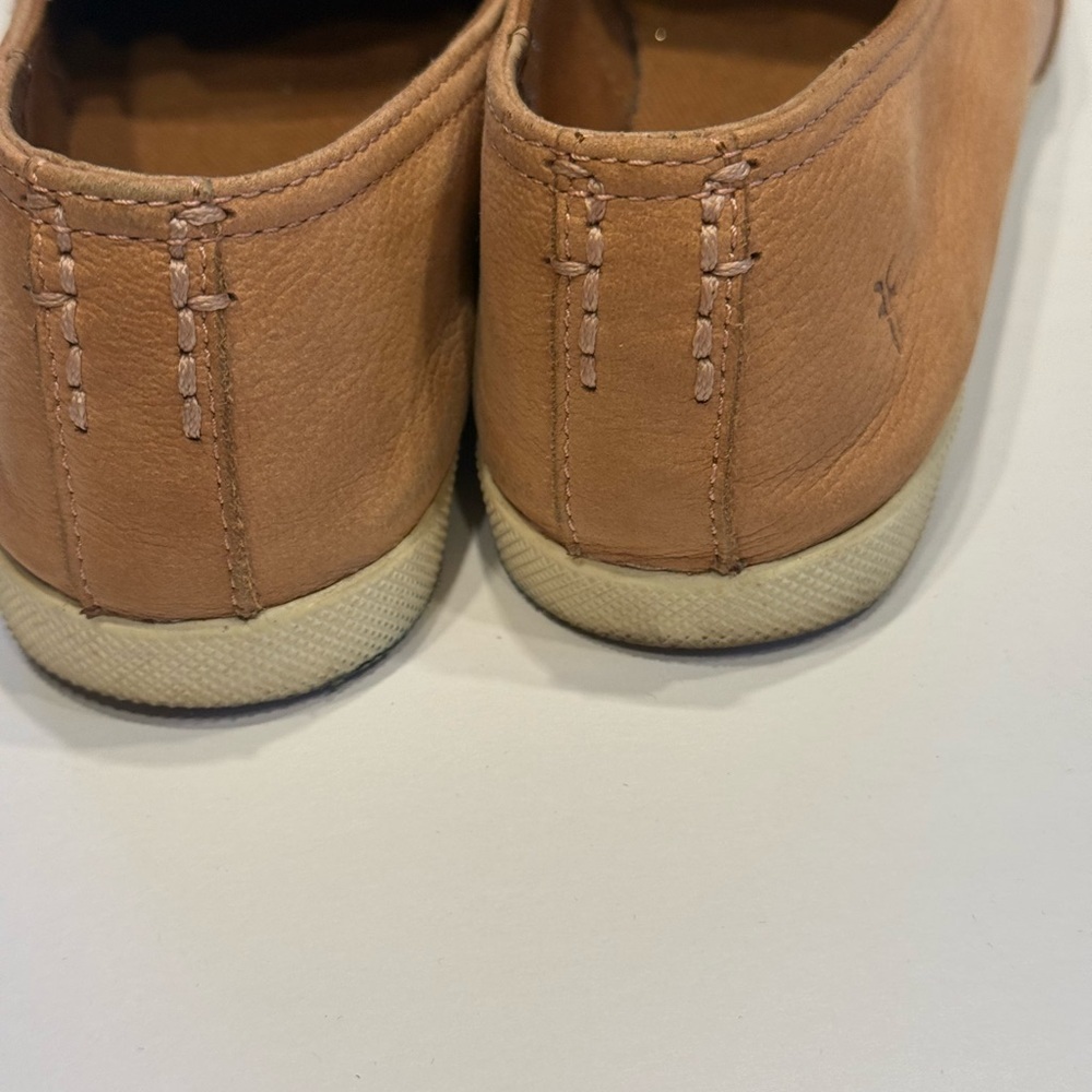 Frye Women’s Brown Leather Loafers - Picture 8 of 10